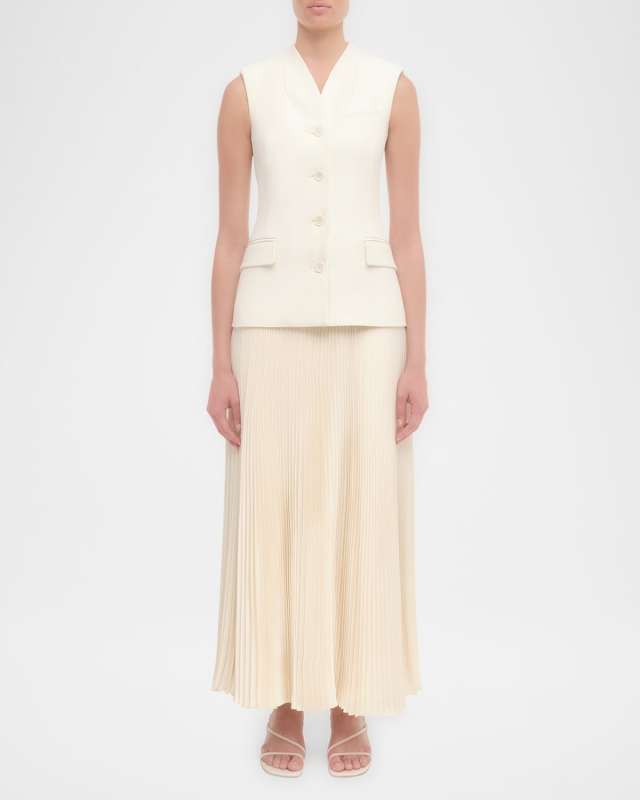 Georgina Sleeveless Vest Midi Dress